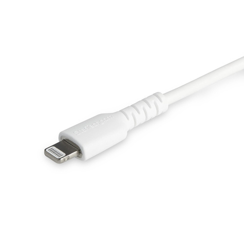 STARTECH Premium USB-C naar Lightning Kabel 1m Wit - USB Type C naar Lightning Charge & Sync Oplaadkabel met Aramide Vezels
