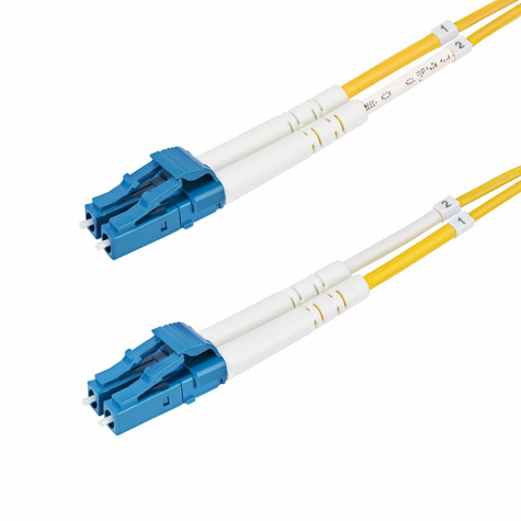 STARTECH STARTECH 1m (3.3ft) LC to LC (UPC) OS2 Single Mode Duplex Fiber Optic Cable, 9/125�m, Laser Optimized, 10G, Bend Insensitive