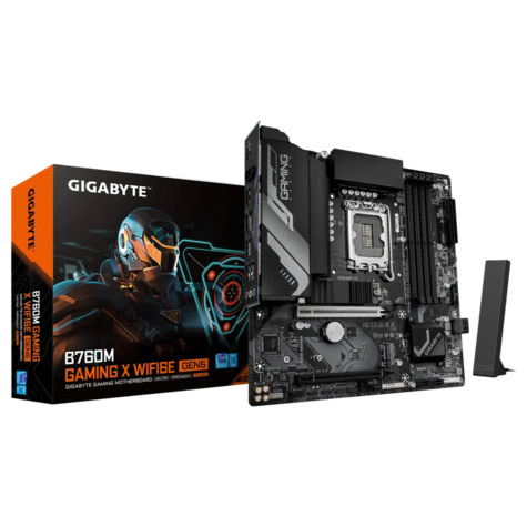 Gigabyte Gigabyte B760M Gaming X WiFi6E Gen5  (B760,S1700,mATX,DDR5