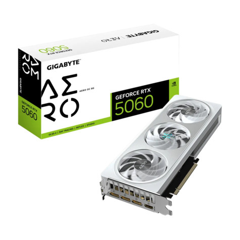Gigabyte Gigabyte RTX5060 AERO OC           8GB GDDR7 HDMI 3xDP