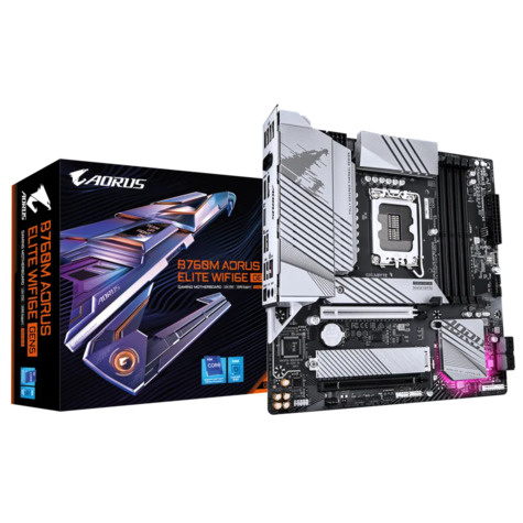 Gigabyte Gigabyte B760M Aorus Elite WiFi6E Gen5 (B760,S1700,mATX,DDR5