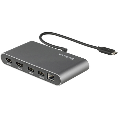 STARTECH StarTech.com Thunderbolt 3 Dock - Mini Dual Monitor TB3 Docking Station met HDMI 4K 60Hz