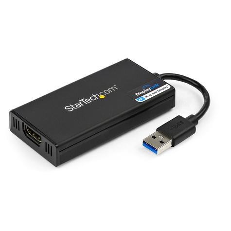 STARTECH STARTECH StarTech.com USB 3.0 to HDMI Adapter, 4K 30Hz Ultra HD, DisplayLink Certified