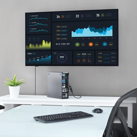 STARTECH DisplayPort naar HDMI 4K-converter - DisplayPort 1.2 naar HDMI actieve adapter voor DP-desktop /laptop