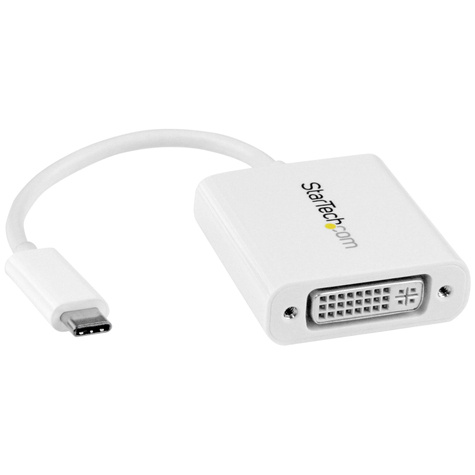 STARTECH USB-C naar DVI adapter - USB Type-C naar DVI video converter voor MacBook, Chromebook