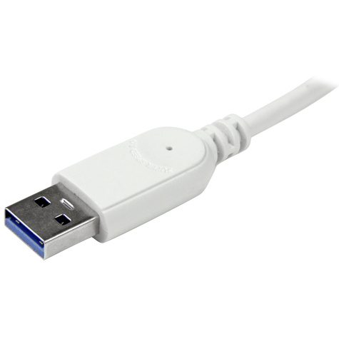 STARTECH 4 Poorts draagbare compacte USB 3.0 hub met geïntegreerde kabel - aluminium - Hub - 4 x SuperSpeed USB 3.0