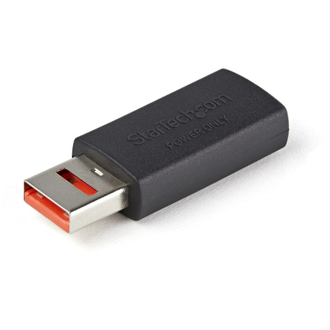 STARTECH STARTECH USB Data Blocker - Secure Charge Adapter - No-Data/Power-Only USB-A Adapter voor Telefoon/Tablet