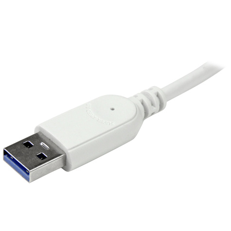 STARTECH 7 Poorts compacte USB 3.0 hub met geintegreerde kabel - aluminium USB hub - zilver