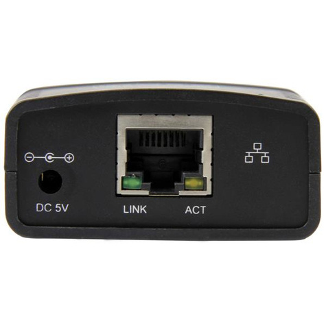 STARTECH 10/100 Mbit/s Ethernet naar USB 2.0 netwerk LPR Printserver - USB print server met 10Base-T/100Base-TX