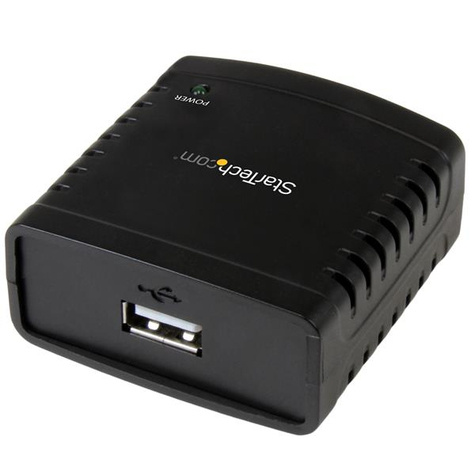 STARTECH 10/100 Mbit/s Ethernet naar USB 2.0 netwerk LPR Printserver - USB print server met 10Base-T/100Base-TX