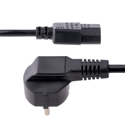 STARTECH 1m Power Cord EU Schuko to C13 Cable