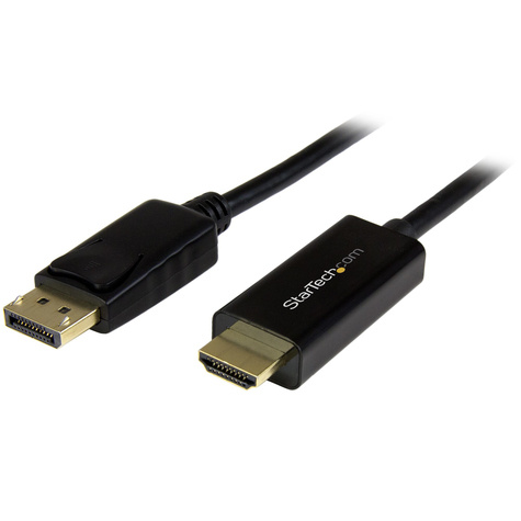 STARTECH DisplayPort naar HDMI converterkabel - 2 m - 4K 30Hz - Adapterkabel - DisplayPort male naar HDMI male