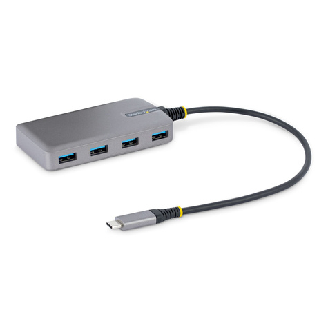 STARTECH STARTECH 4-Port USB-C Hub, USB 3.0 5Gbps, Bus Powered, USB Type-C to 4x USB-A Hub with Optional Auxiliary Power Input
