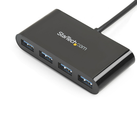 STARTECH 4 poorts USB 3.0 hub - compacte USB-C naar 4x USB-A hub met busvoeding - Hub - 4 x SuperSpeed USB 3.0 - desktop