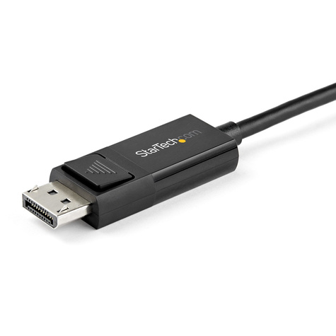 STARTECH 3ft/1m USB C to DisplayPort 1.4 Cable 8K 60Hz/4K, Bidirectional DP to USB-C or USB-C to DP Reversible Video Adapter Cable