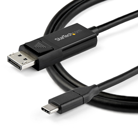 STARTECH 3ft/1m USB C to DisplayPort 1.4 Cable 8K 60Hz/4K, Bidirectional DP to USB-C or USB-C to DP Reversible Video Adapter Cable