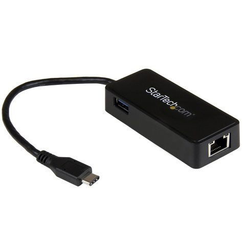 STARTECH STARTECH USB-C to Ethernet Gigabit Adapter - Thunderbolt 3 Compatible - USB Type C Network Adapter