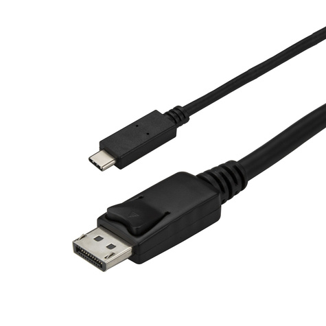 STARTECH USB C naar DisplayPort kabel - 3m - zwart - 4K 60Hz - Thunderbolt 3 compatibel - USB C kabel