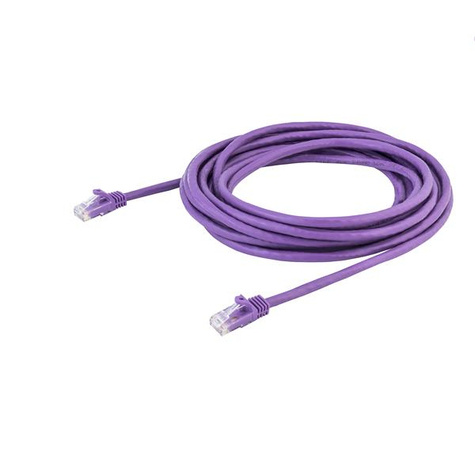 STARTECH 5 m Cat6 UTP netwerkkabel met snagless RJ45 connectoren - UTP patchkabel - paars - 5m - Verbindingskabel