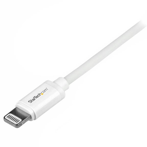 STARTECH 1 m witte Apple 8-polige Lightning-connector-naar-USB-kabel voor iPhone / iPod / iPad