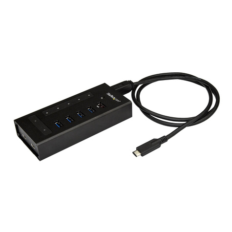 STARTECH STARTECH 7 Ports USB hub - USB-A naar 5x USB-A en 2x USB-C - USB 3.0 - metaal - industriële USB hub