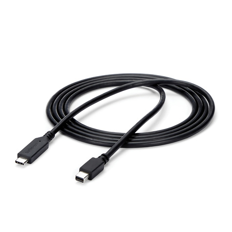 STARTECH 1,8 m USB-C naar Mini DisplayPort kabel - USB C naar mDP kabel - 4K 60Hz - zwart - DisplayPort kabel
