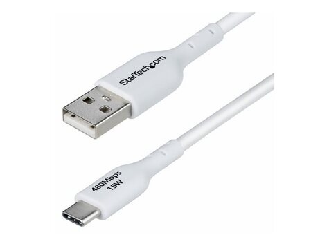 STARTECH STARTECH 2m White USB-A to USB-C Charging Cable