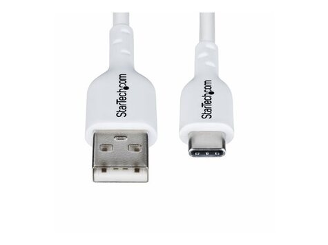 STARTECH 2m White USB-A to USB-C Charging Cable