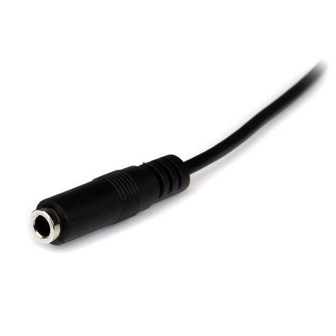 STARTECH 1m Slanke 3,5mm Stereo Audio Verlengkabel - M/F - Verlengkabel voor audio - mini-phone