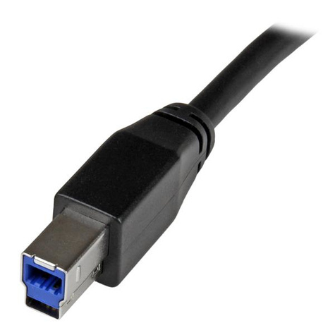 STARTECH Actieve USB 3.0 USB-A naar USB-B kabel 5m - USB 3.1 (Gen1) 5Gbps verlengkabel - USB-kabel