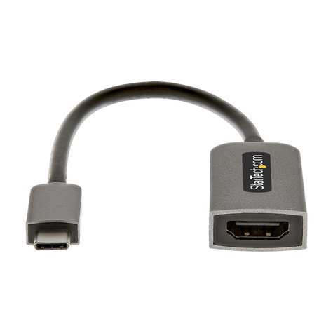 STARTECH USB C naar HDMI Adapter - 4K 60Hz Video, HDR10 - USB-C naar HDMI 2.0b Adapter Dongle