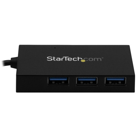 STARTECH 4 Port USB 3.0 Hub - USB Type-A met 3x USB-A en 1x USB-C Poorten (SuperSpeed 5Gbps), USB Busvoeding