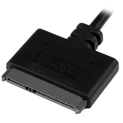 STARTECH USB 3.1 (10 Gbps) adapterkabel voor 2,5" SATA-schijven - Controller voor opslag - 2.5" - SATA 6Gb/s - USB 3.1 (Gen 2) - zwart