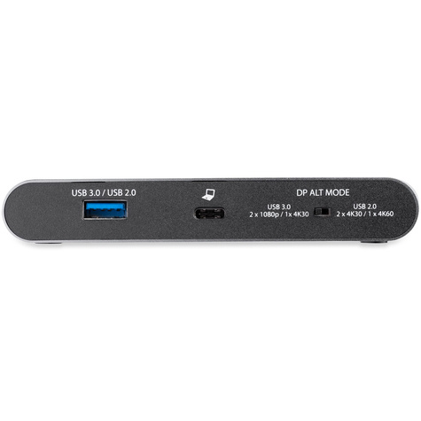 STARTECH Dual-monitor USB-C 5-in-1 multiport adapter - 2x4K HDMI - 100W PD 3.0 - Windows dock - 2 x USB-A - GbE