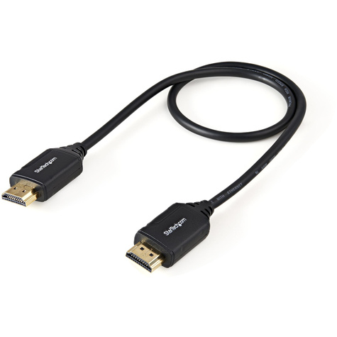 STARTECH 50 cm Premium High Speed HDMI kabel met ethernet - 4K 60Hz - 0,5 m - gecertificeerde HDMI kabel