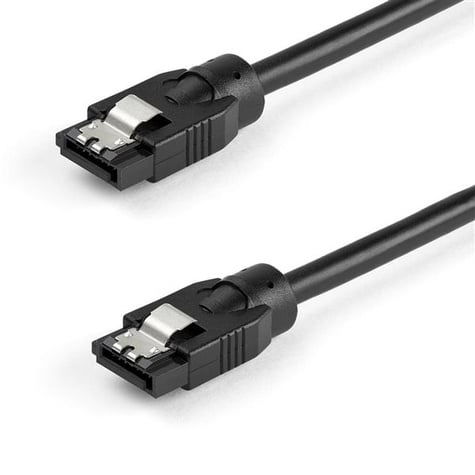 STARTECH STARTECH 0.6 m Round SATA Cable - Latching Connectors - 6Gbs SATA Cable - SATA-kabel - Serial ATA 150/300/600