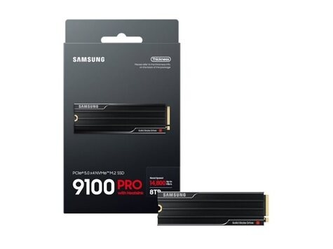 Samsung SSD    8TB Samsung  M.2  PCI-E   NVMe Gen5 9100 PRO HS retail