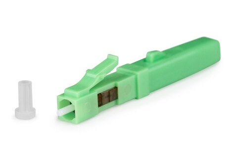 DIGITUS LC/APC SM glasvezel snelconnector veldconnector Verpakking van 10 stuks