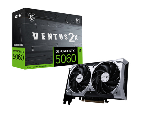 MSI 5060 RTX VENTUS 2X OC 8GB/3xDP/HDMI