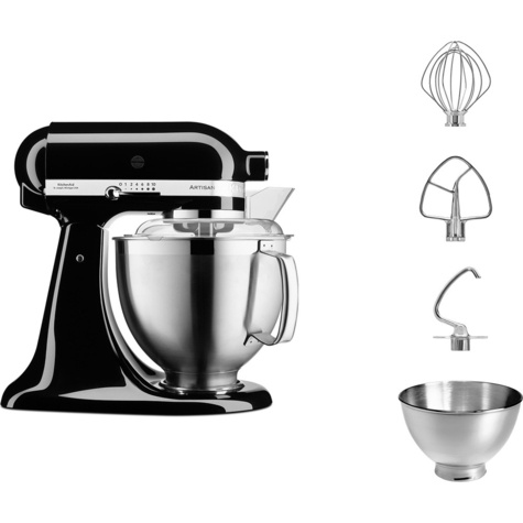 KitchenAid 5KSM185PSEOB 4.8L Kitchen Machine, Black