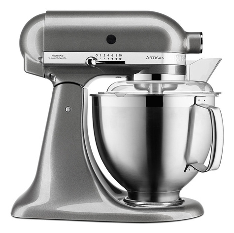 KitchenAid KitchenAid ARTISAN 5KSM185PS, Staande mixer, Zilver, Kloppen, Kneden, Mixen, 1,45 m, 4,8 l, MEDALLION SILVER