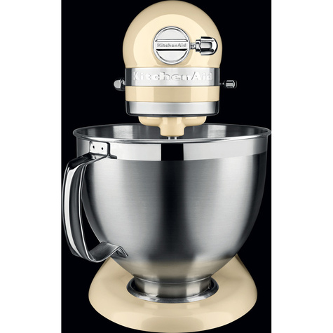KitchenAid Artisan 5KSM185PS, 4,8 l, Crème, Hefboom, 220 RPM, 3 l, Kloppen, Kneden, Mixen