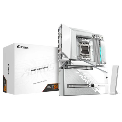 Gigabyte Gigabyte X870 AORUS STEALTH ICE       (X870,AM5,ATX,DDR5)