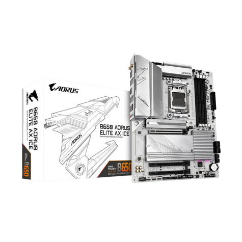 Gigabyte Gigabyte B650 A ELITE AX ICE  (B650,AM5,ATX,DDR5)