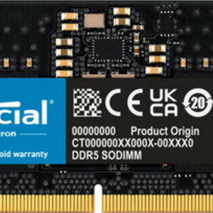 Crucial Crucial SODIMM 8GB DDR5/5600 CL46 Tray