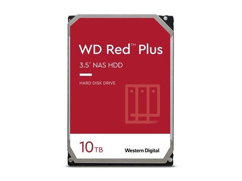 Western Digital HDD Red Plus 10TB 3.5 SATA 512MB