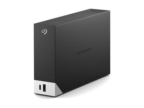Seagate One Touch with hub STLC20000400 - Vaste schijf - 20 TB - extern (bureaublad) - USB 3.0 - zwart - met Seagate Rescue Data Recovery
