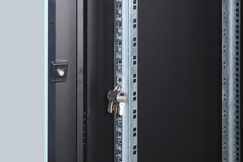 DIGITUS 22U netwerkbehuizing, Uniek 1164x600x600 mm, kleur zwart (RAL 9005)