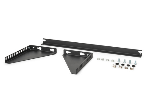 DIGITUS 4HE wandmontageframe, verticaal 194 x 504 x 151 mm, zwart