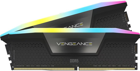 Corsair RAM Vengeance RGB - 48 GB (2 x 24 GB Kit) - DDR5 5600 DIMM CL40